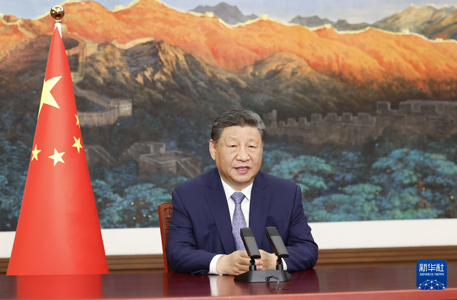 習(xí)近平在氣候和公正轉(zhuǎn)型領(lǐng)導(dǎo)人峰會(huì)上的致辭（全文）
